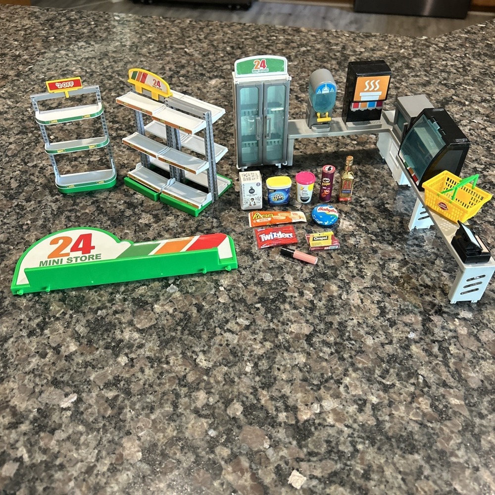Zuru Mini Brands Mini Mart Toy Store Lot 24 Mini Store Plastic Playset Misc